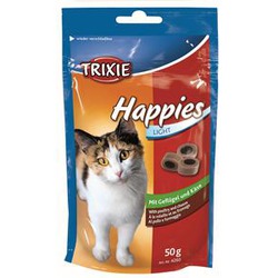 HAPPIES - SNACKS C/ FRANGO E QUEIJO - 50 GR [ Loropark ]