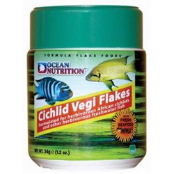 Buy Cichlid Vegi Flakes 34grs - Loropark