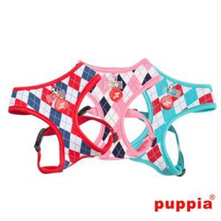 Puppia Pectoral Argyle Red M [ Loropark ]