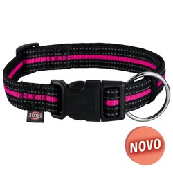 FUSION COLLAR (black/pink) (S-M) 30-45 cm/17 mm [ Loropark ]