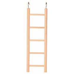 WOODEN LADDER 5 STEPS P/ PEQ. POULTRY [ Loropark ]