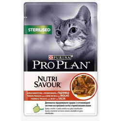 ProPlan Cat Sterilized Saquetas Carne 85gr [ Loropark ]